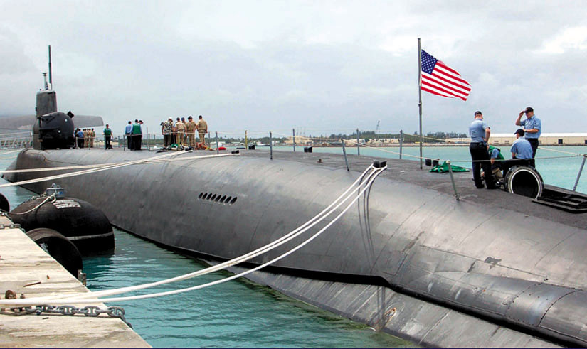 The USS Ohio was the first Trident Ballistic Missile Submarine in 1982. Shown above in 2008, it became the first Trident to undergo a billion-dollar conversion into a guided missile submarine able to launch 154 Tomahawk cruise missiles.
