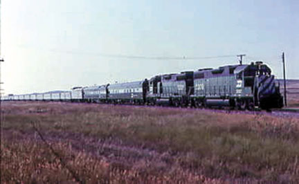 The White Train transported nuclear weapons to military bases across the nation.  Photo by Chris Guenzler