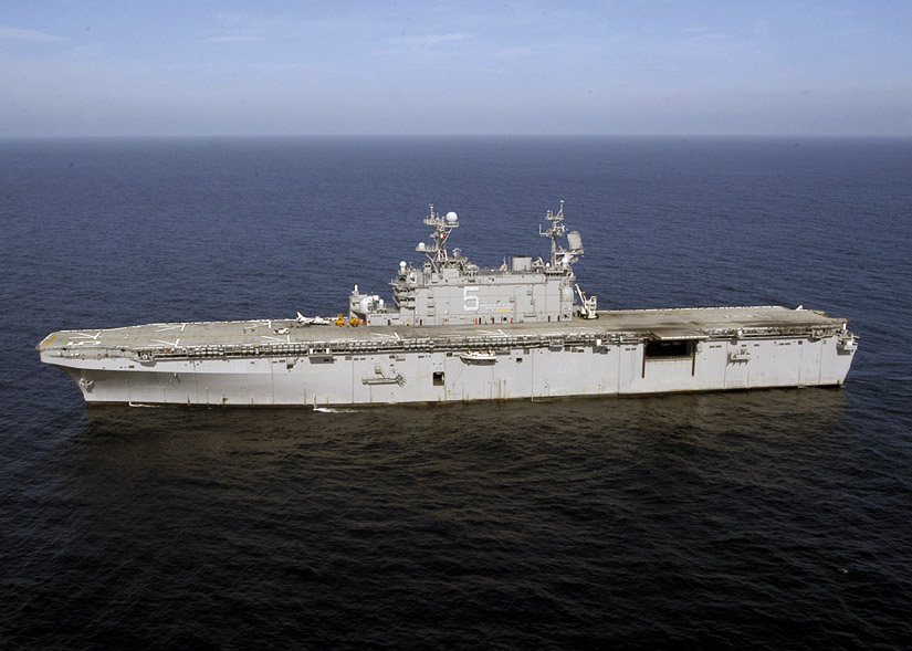 The USS Peleliu, an amphibious assault ship, was once used as temporary housing during the 1989 Loma Prieta earthquake.