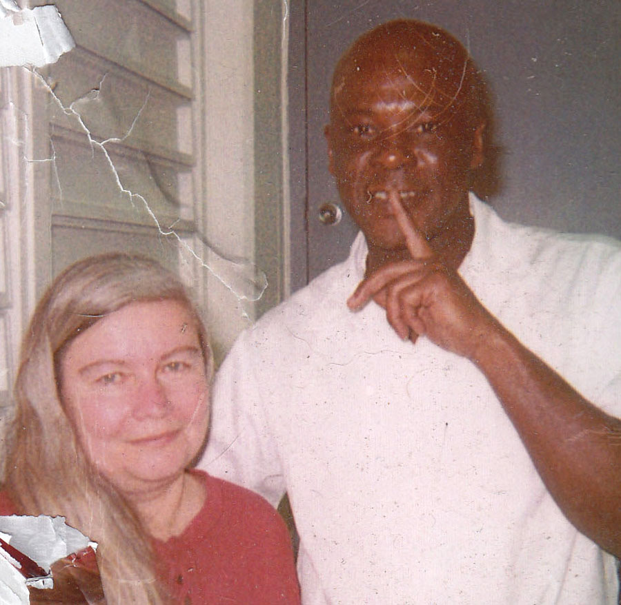 Shelley Douglass and Leroy White during a visit on Death Row at the Holman Correctional Facility in southern Alabama.